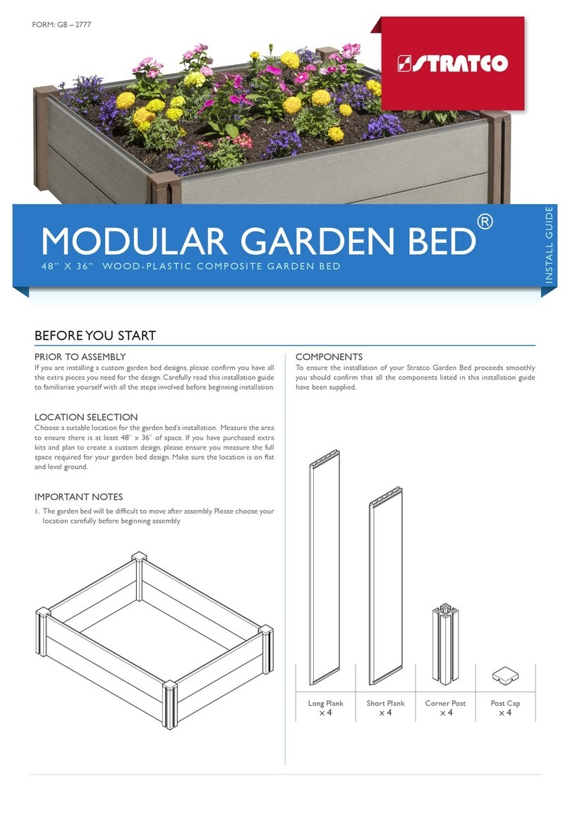 Stratco MODULAR GARDEN BED LG-34498 User manual Stratco MODULAR GARDEN BED LG-34498 User manual
