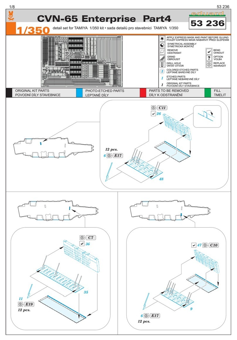 Eduard CVN-65 Enterprise Part4 quick start guide