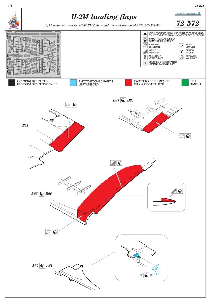 Eduard Il-2M landing flaps User manual Eduard Il-2M landing flaps User manual
