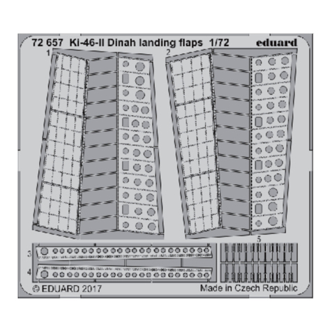 Eduard Ki-46-II Dinah landing flaps 1/72 quick start guide