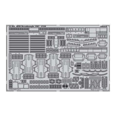 Eduard HMS Dreadnought 1907 1/350 quick start guide