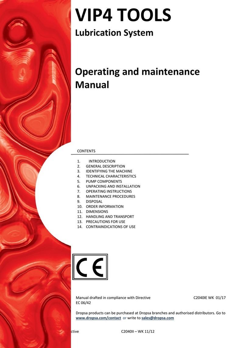 DROPSA VIP4 Tools Operating instructions DROPSA VIP4 Tools Operating instructions