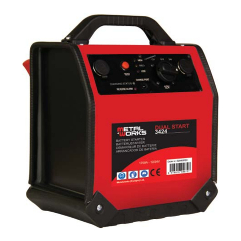 Metalworks DUAL START 3412 manual