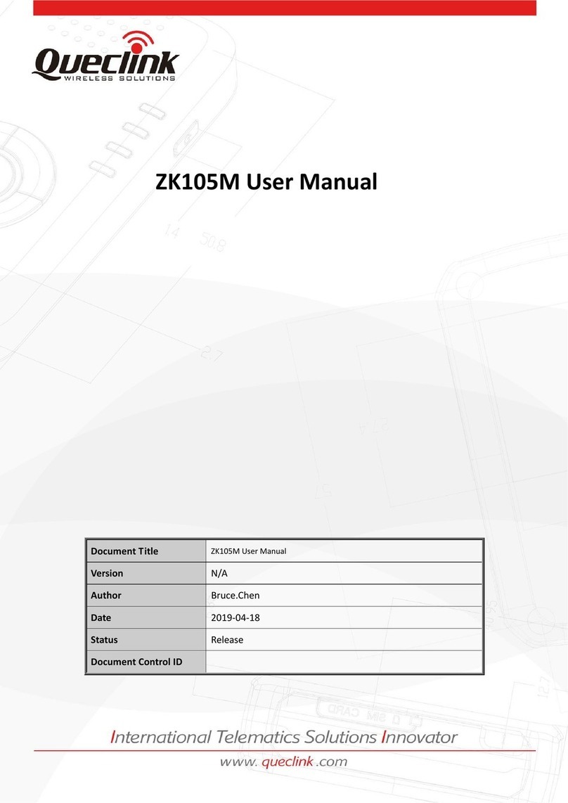 Queclink ZK105M user manual