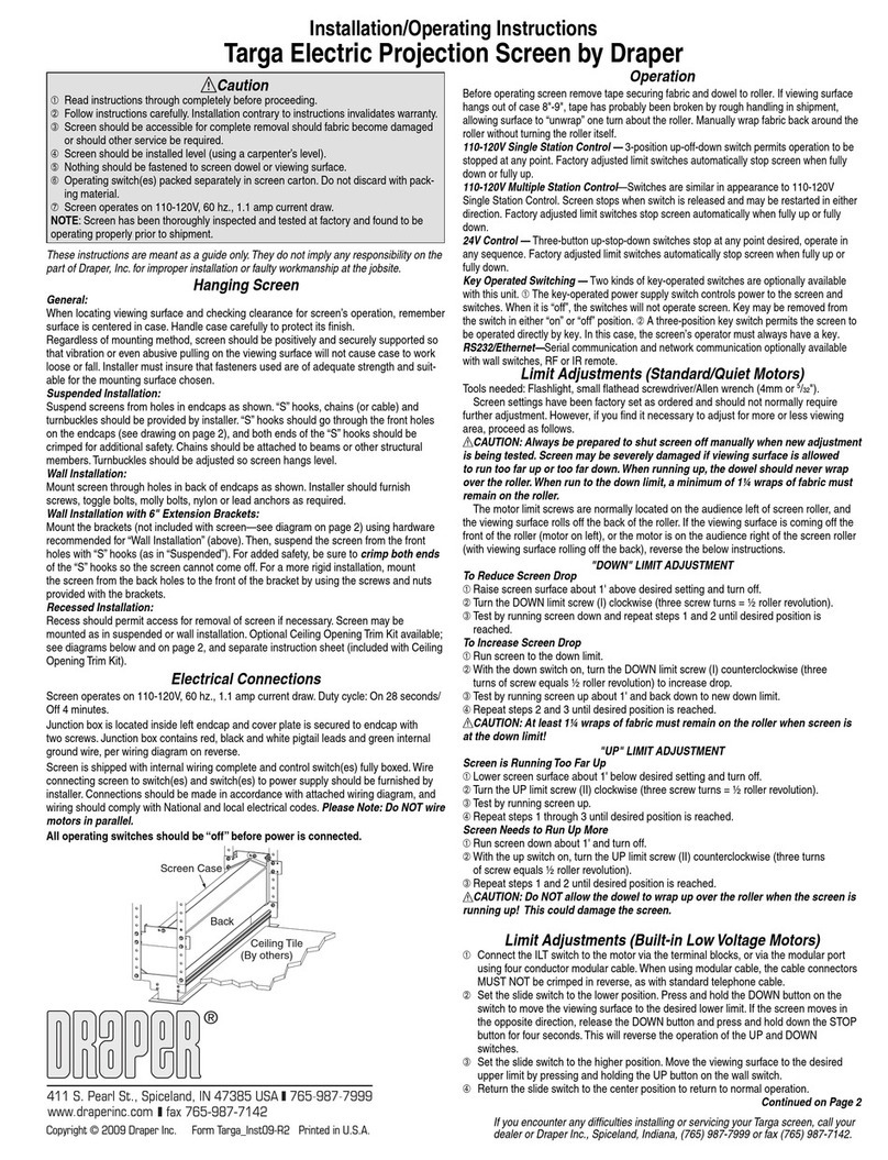 Draper 116015 Manual