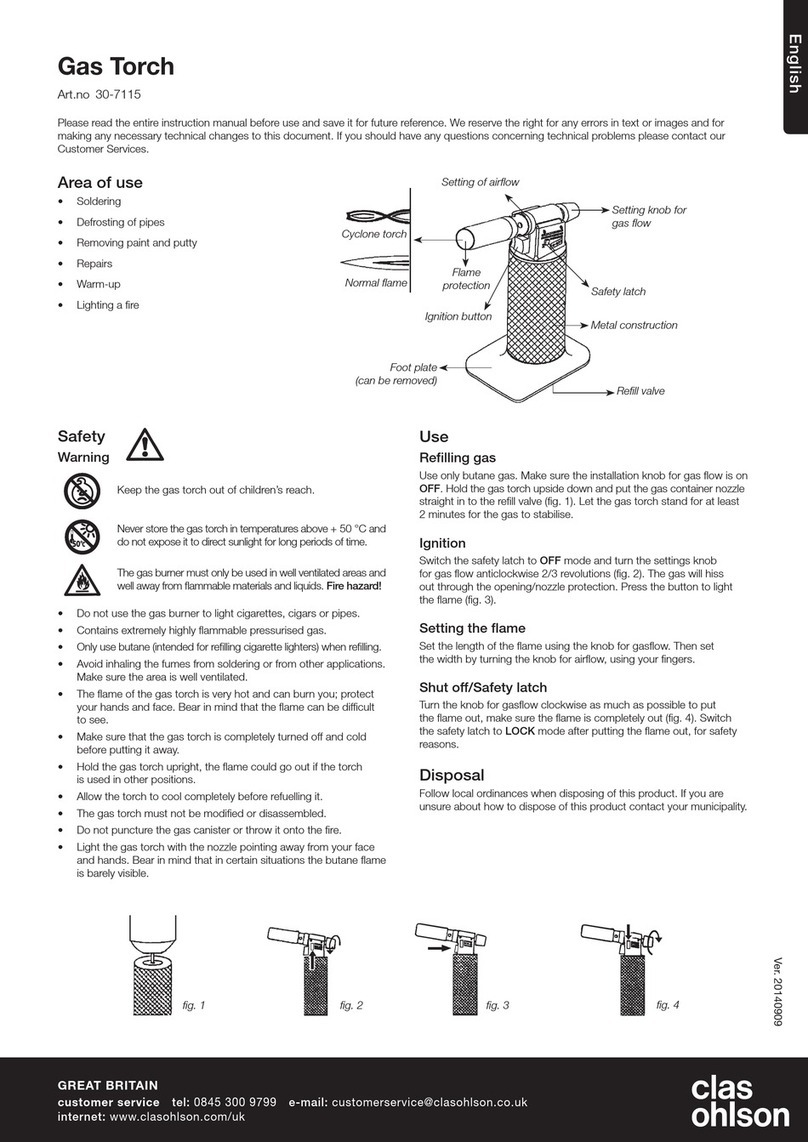 Clas Ohlson 30-7115 User manual