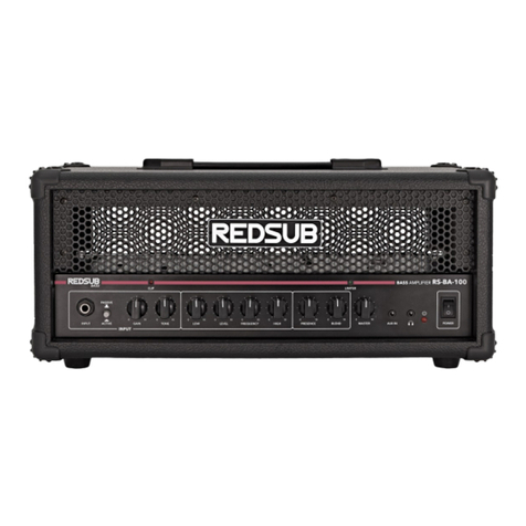Gear4music RedSub BA-100 user manual