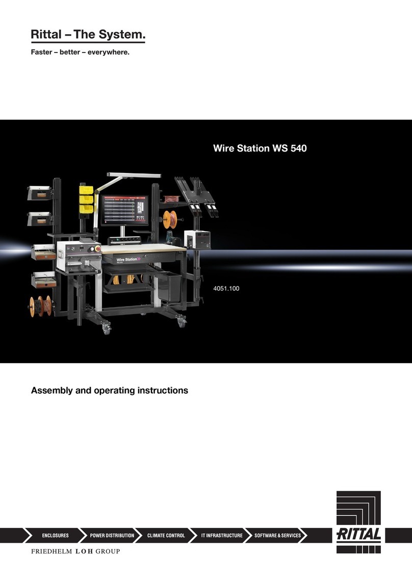 Rittal WS 540 Assembly and operating instructions
