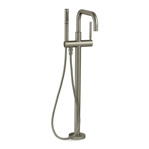 Kohler Purist K-T97328-4-BN installation instructions
