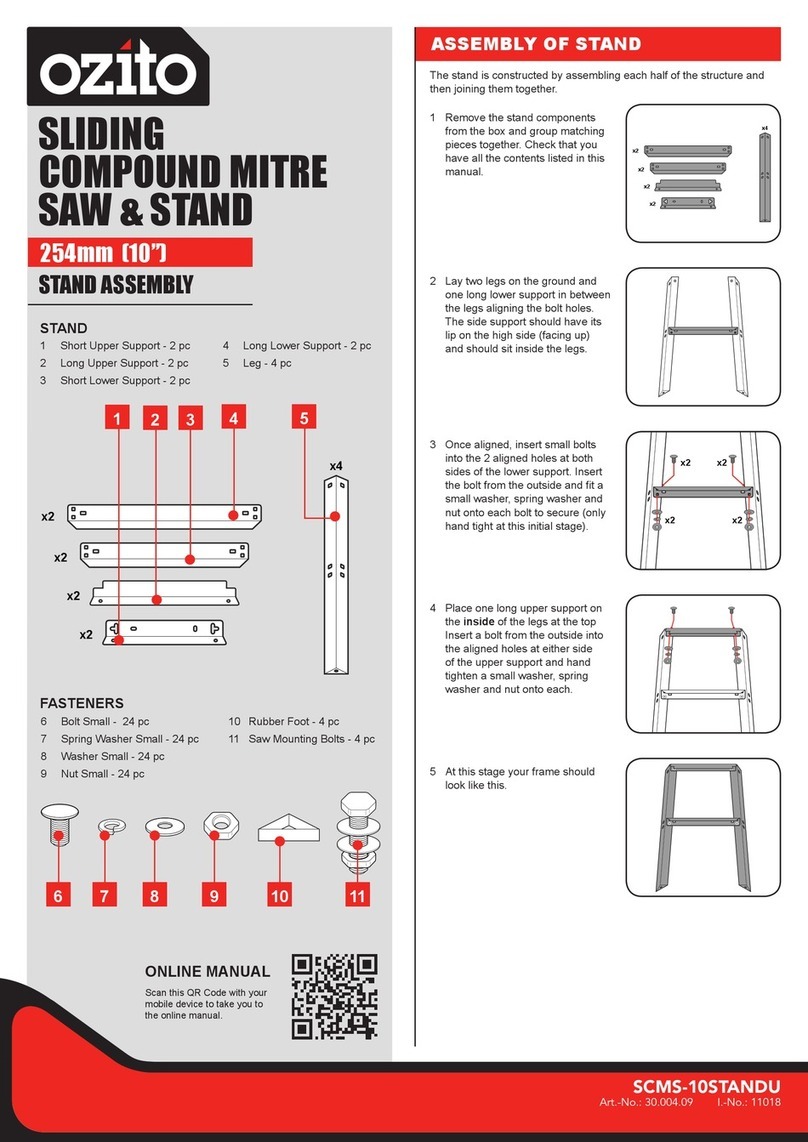 Ozito SCMS-10STANDU Stand Assembly