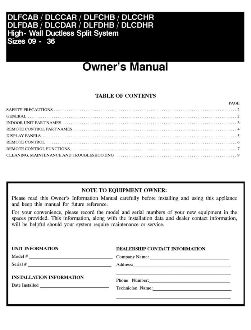 HEIL DLFCAB User manual