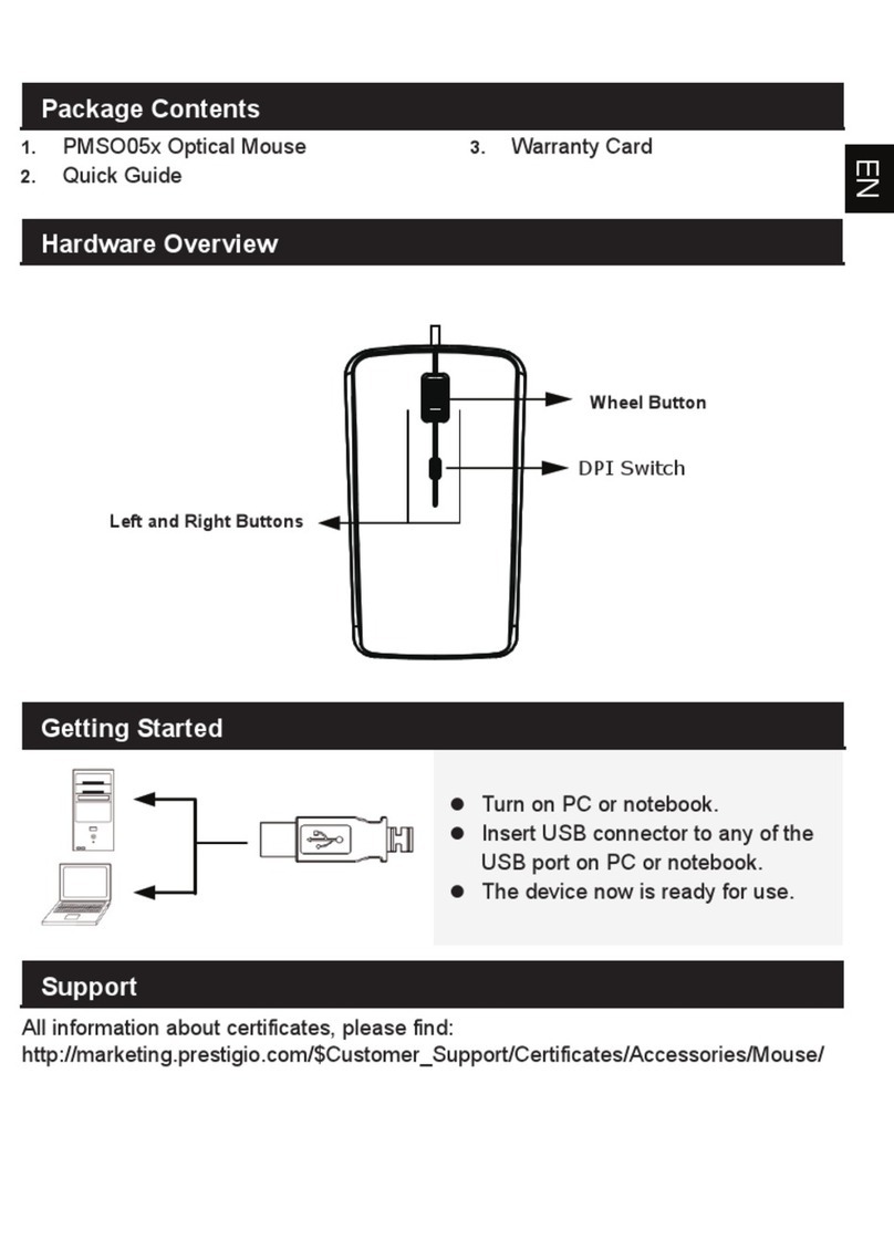 Prestigio PMSO05 Series User manual