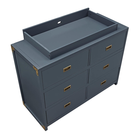 Baby Relax Dresser Topper DA7319-2BLS User manual