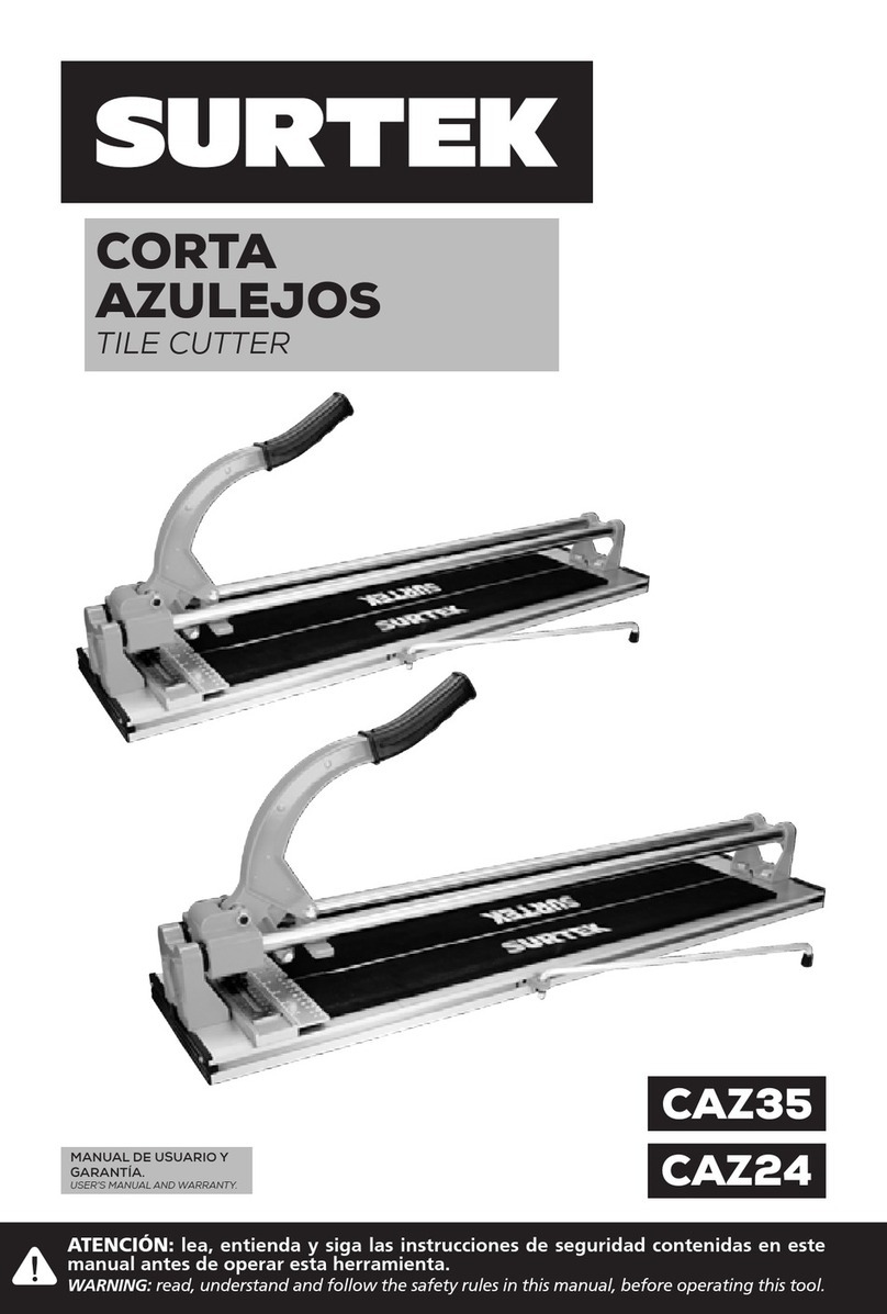 Surtek CAZ35 User manual and warranty