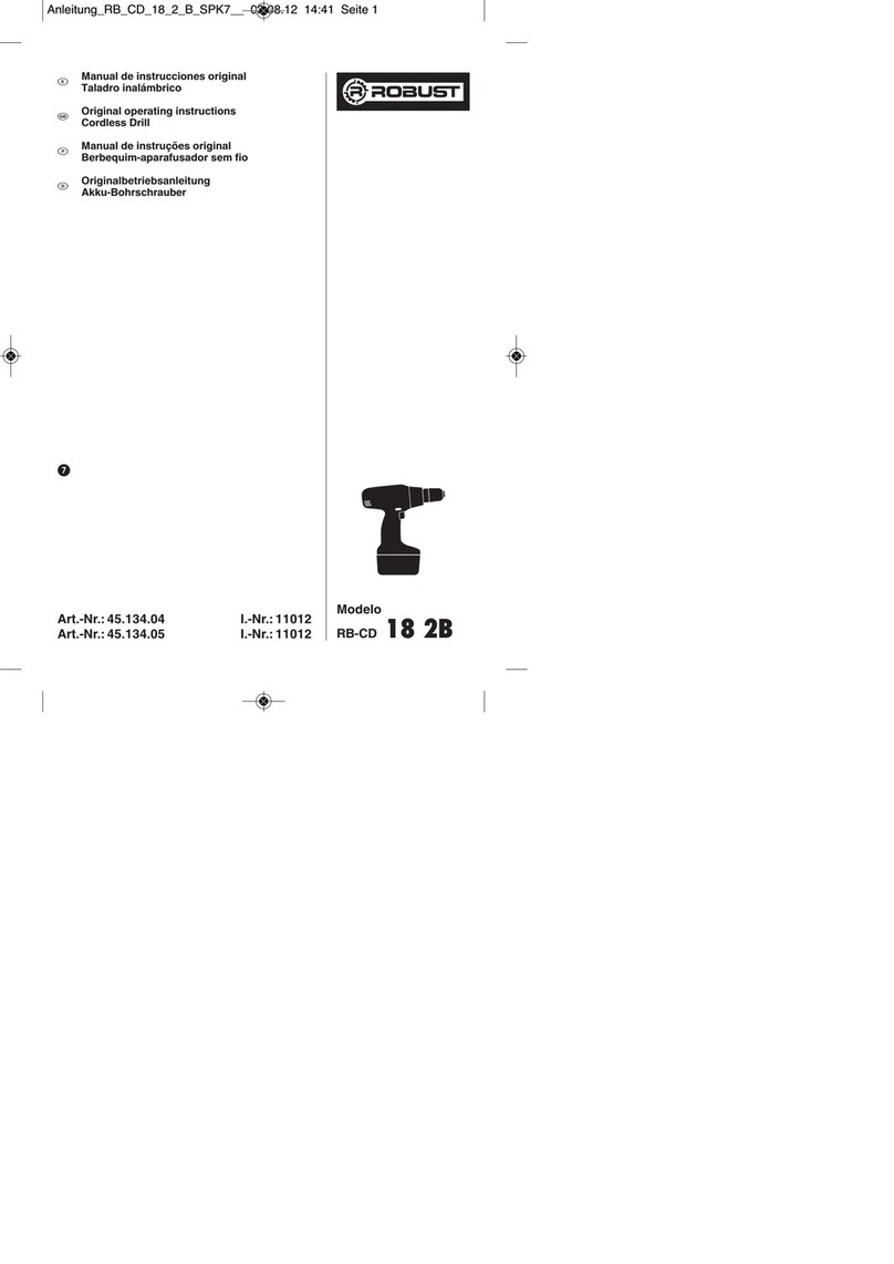 Robust RB-CD 18 2B Original operating instructions