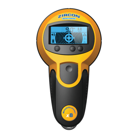 Zircon MetalliScanner x8 User manual