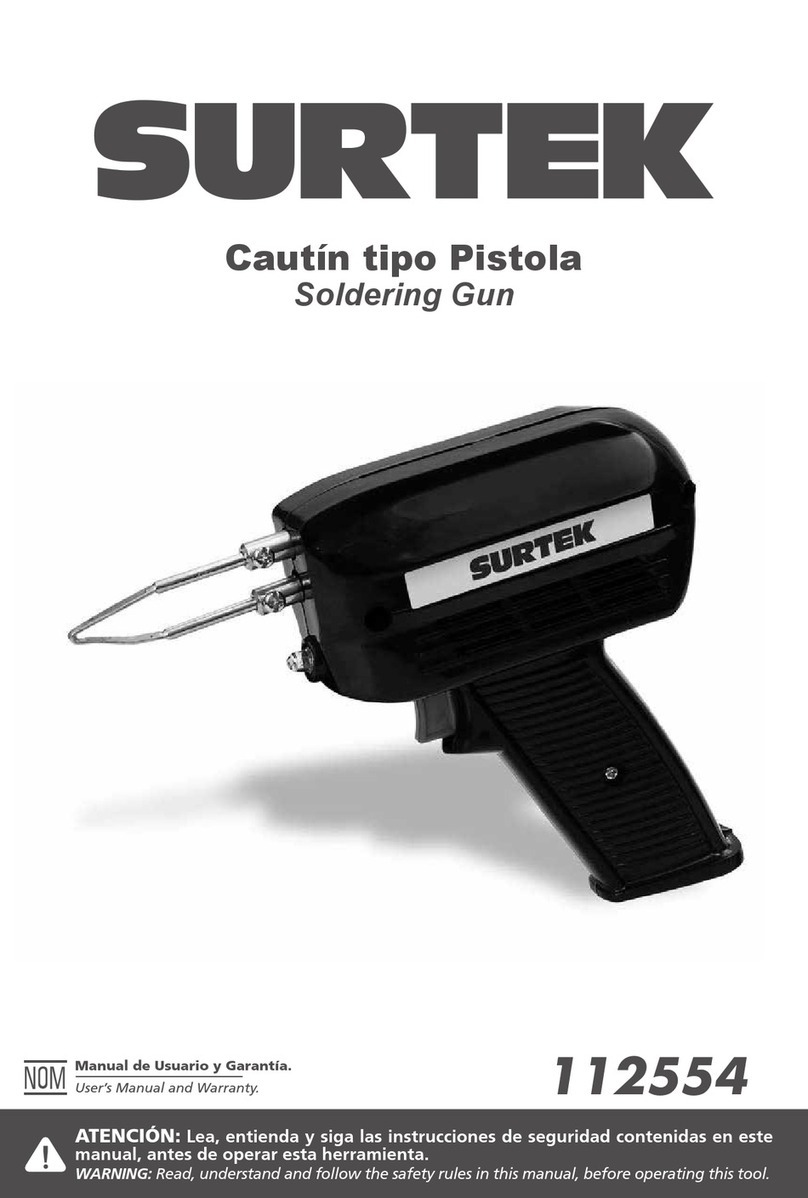 Surtek 112554 User manual and warranty