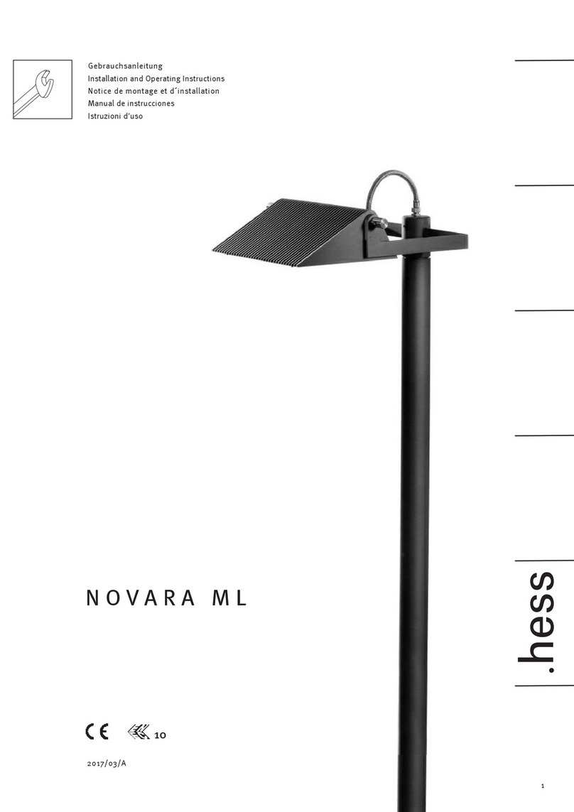 Hess NOVARA ML Installation and operating instructions