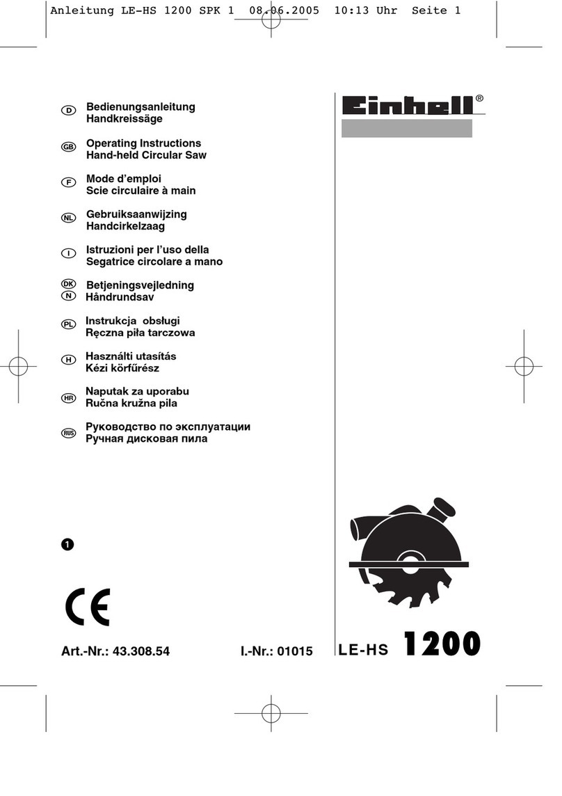 EINHELL LE-HS 1200 User manual