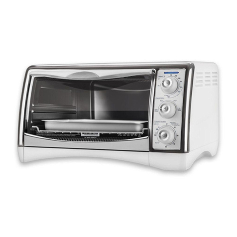 BLACK DECKER CTO4300B Installation instructions