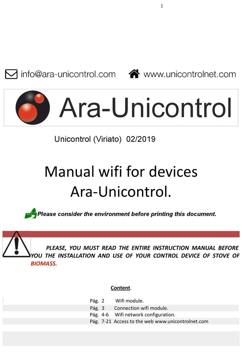 Ara-Unicontrol Uniwifi manual