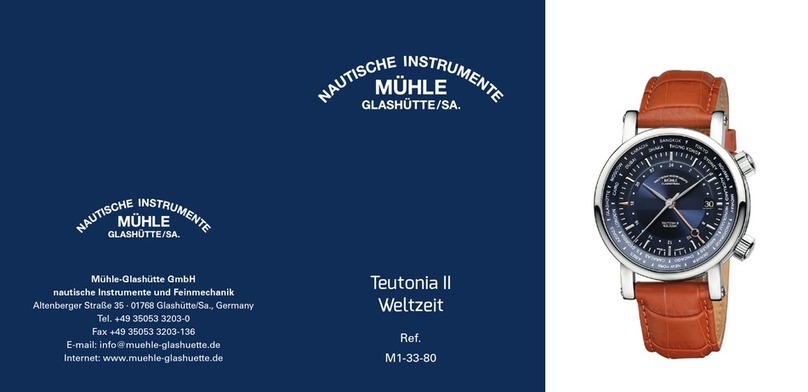 Mühle Glashütte Teutonia II Weltzeit manual Mühle Glashütte Teutonia II Weltzeit manual