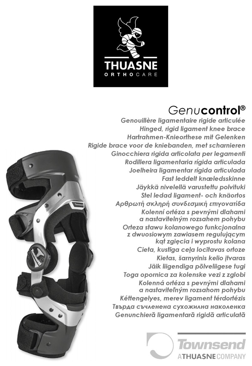Thuasne Townsend Genucontrol manual