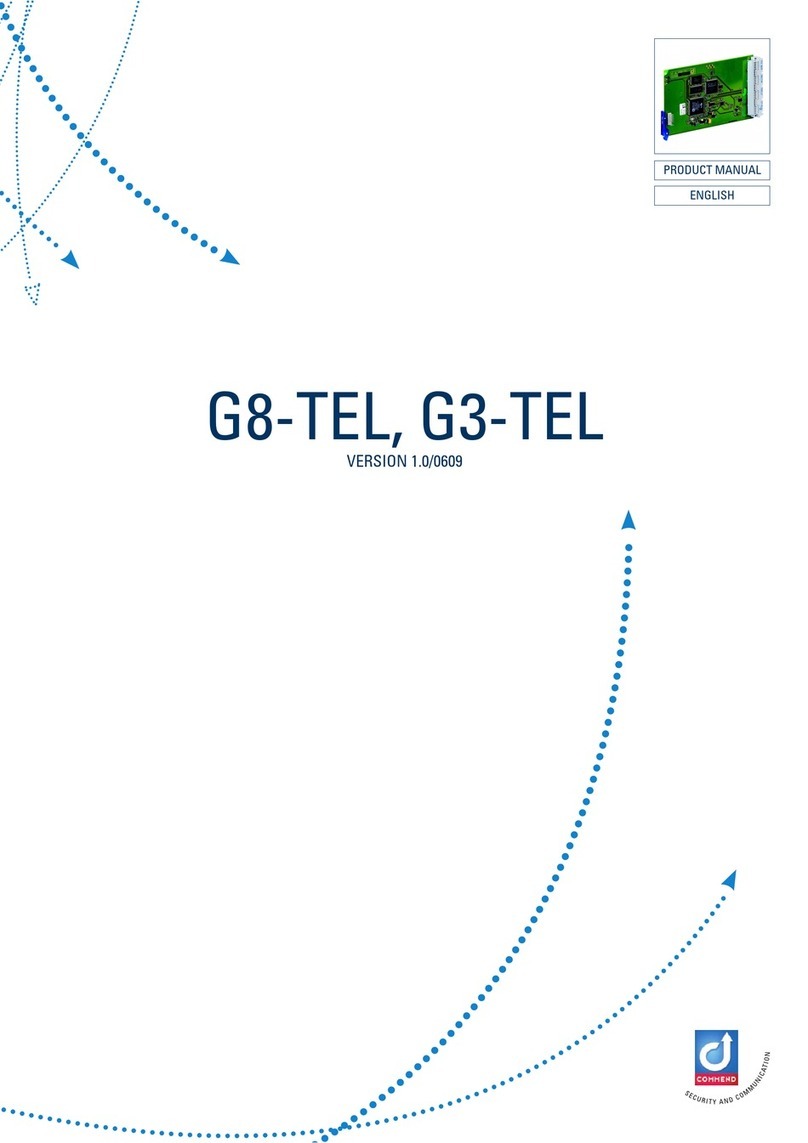 Commend C-G8-TEL User manual