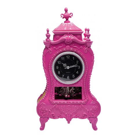 KARE design Table Clock Versailles Chrome User manual