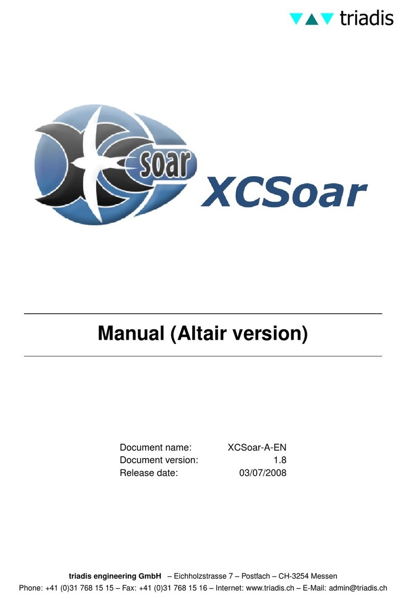 Triadis Altair User manual