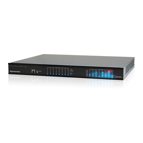 Crestron AMP-8075 User manual