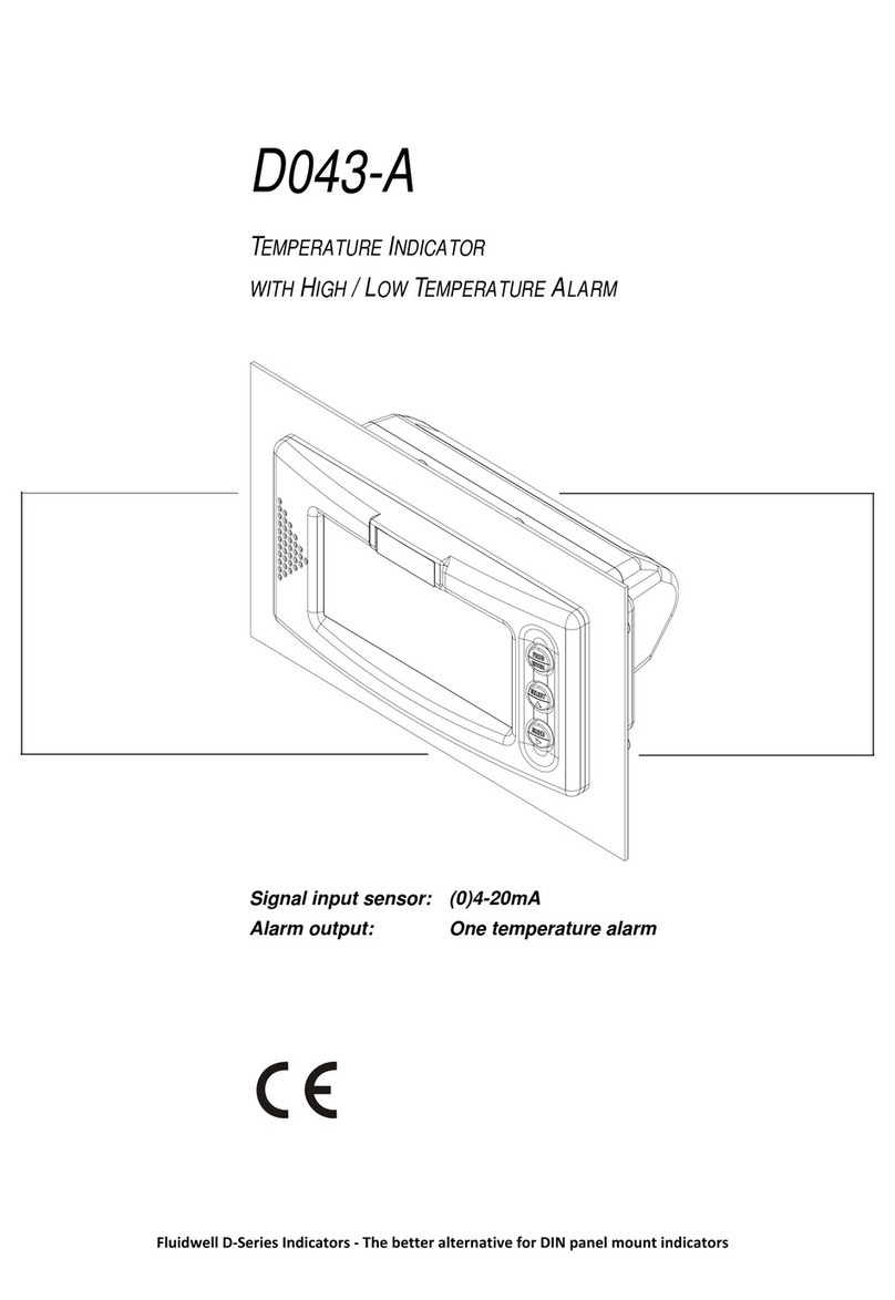 Fluidwell D Series User manual
