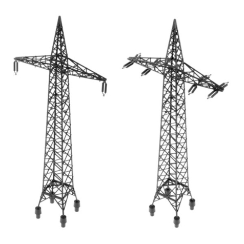 Faller 2 RAILWAY ELECTRICITY PYLONS User manual