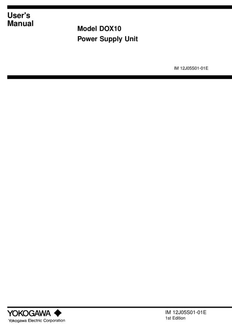 YOKOGAWA DOX10 user manual