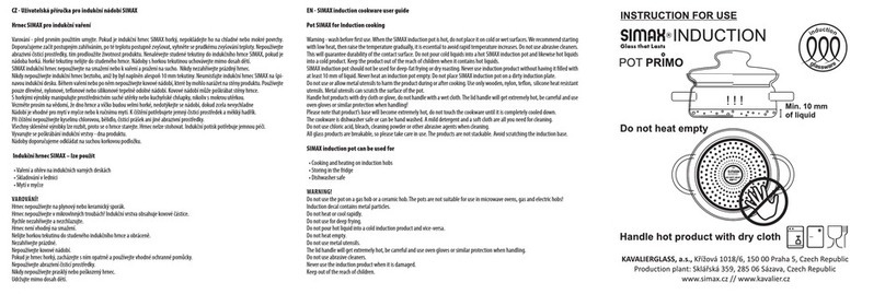 Simax Primo Instructions for use