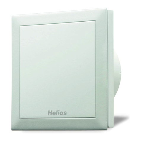 Helios MiniVent M1/100P Installation and operating instructions