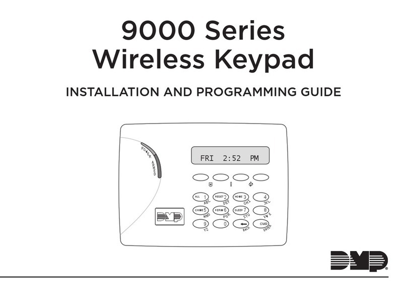DMP Electronics 9000 Series Installation guide
