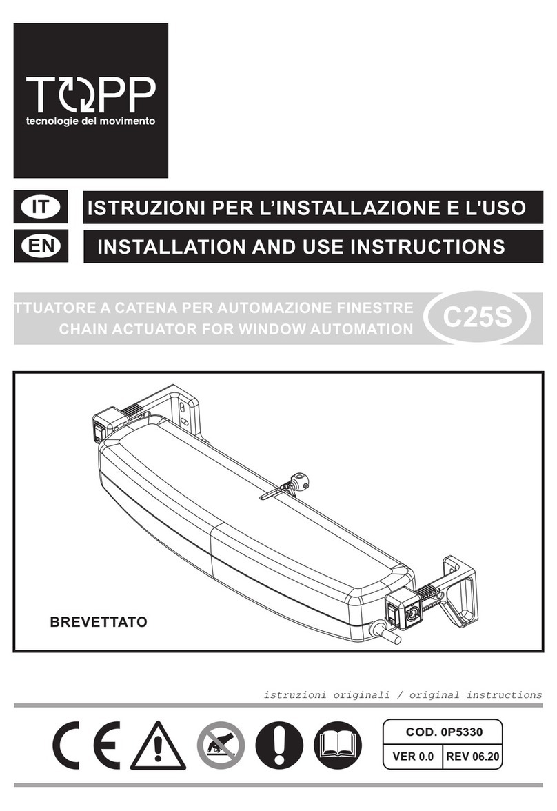 TOPP C25S Operating and maintenance manual