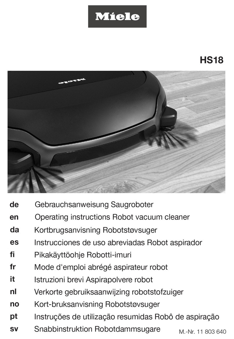 Miele HS18 operating instructions