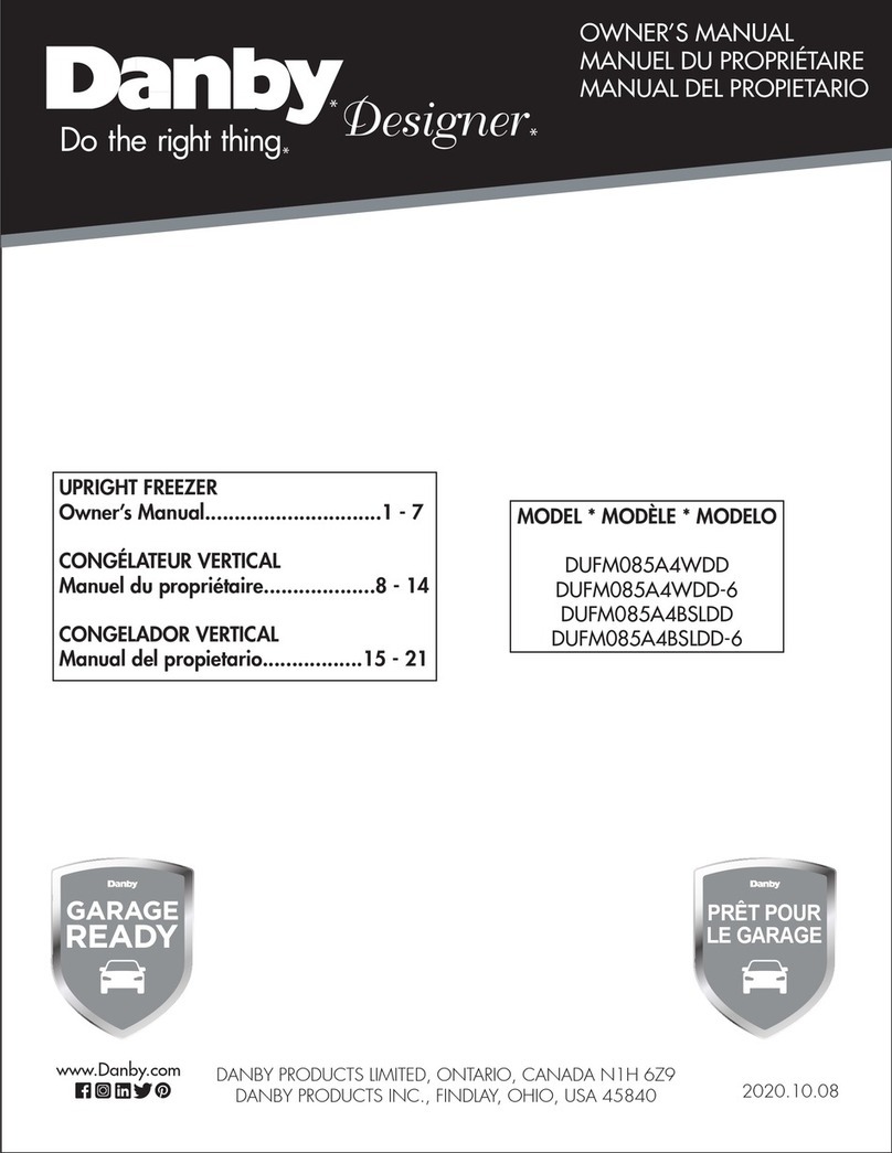 Danby DUFM085A4WDD owner's manual