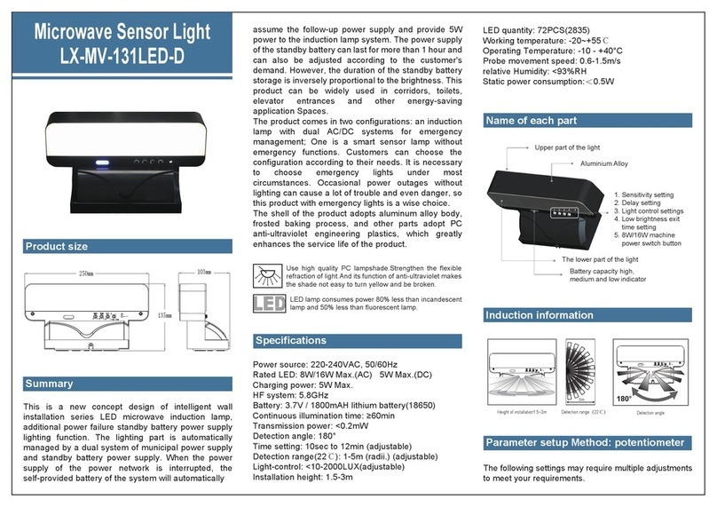 Lexing LX-MV-131LED-D instruction manual