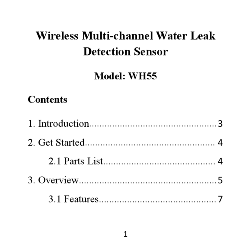 ECOWITT WH55 manual