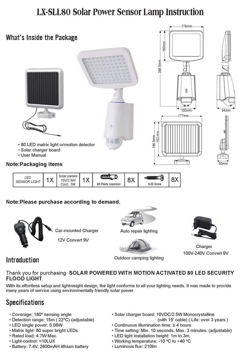 Lexing LX-SLL80 User manual