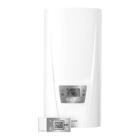clage E-convenience DSX Operating instructions for the user