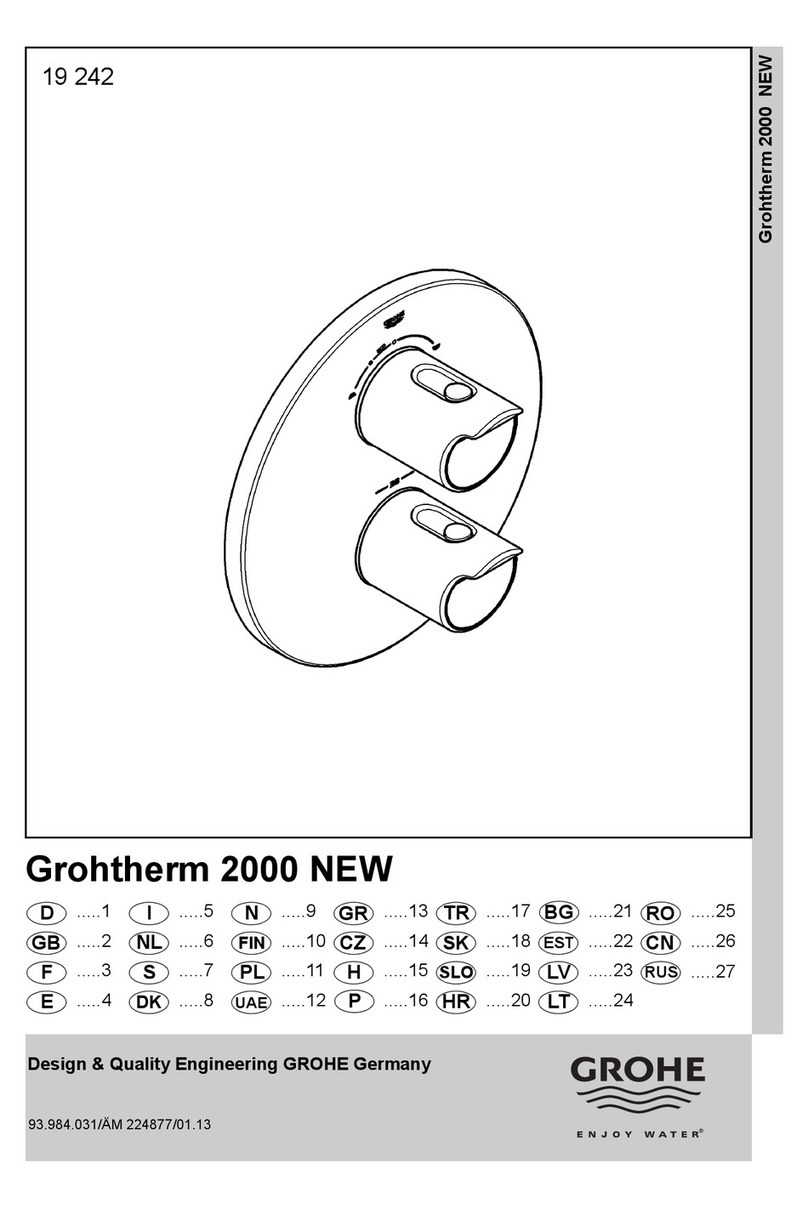 Grohe Grohtherm 2000 19 242 User manual