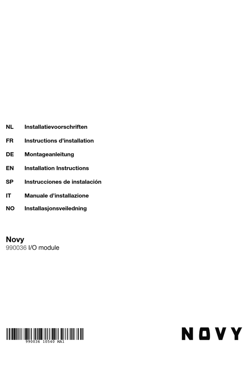 Novy 990036 installation instructions