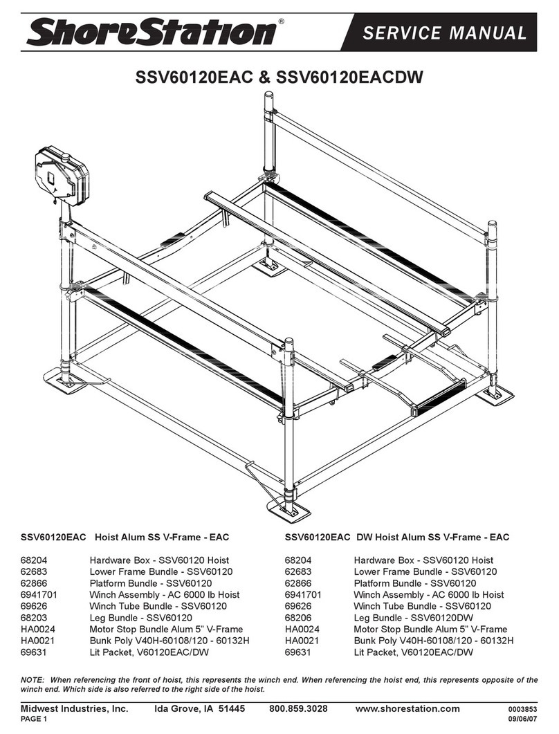 Midwest Industries ShoreStation SSV60120EAC Service manual