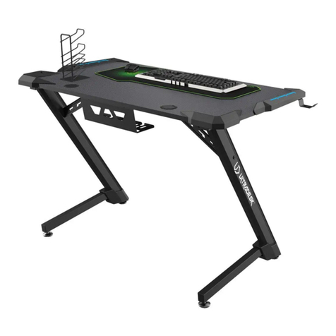 Ultradesk SPACE BK Assembly instructions