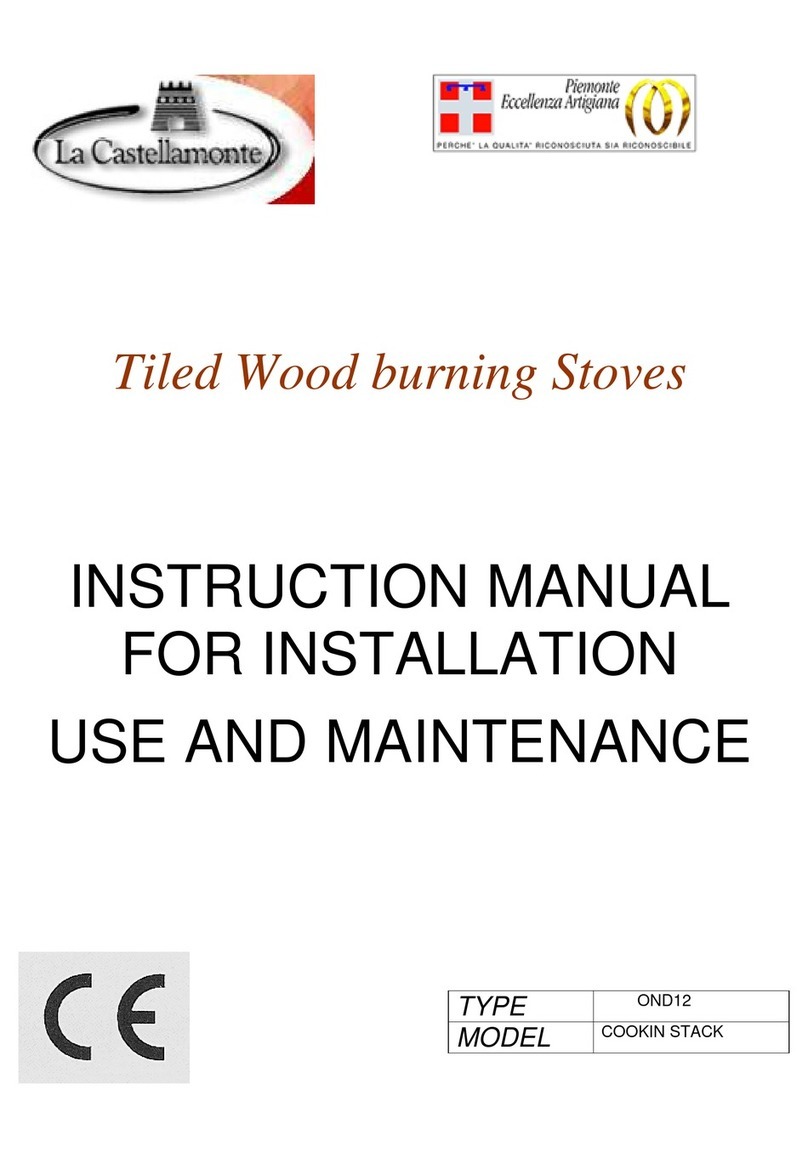 LA CASTELLAMONTE COOKIN STACK Instruction manual for installation, use and maintenance