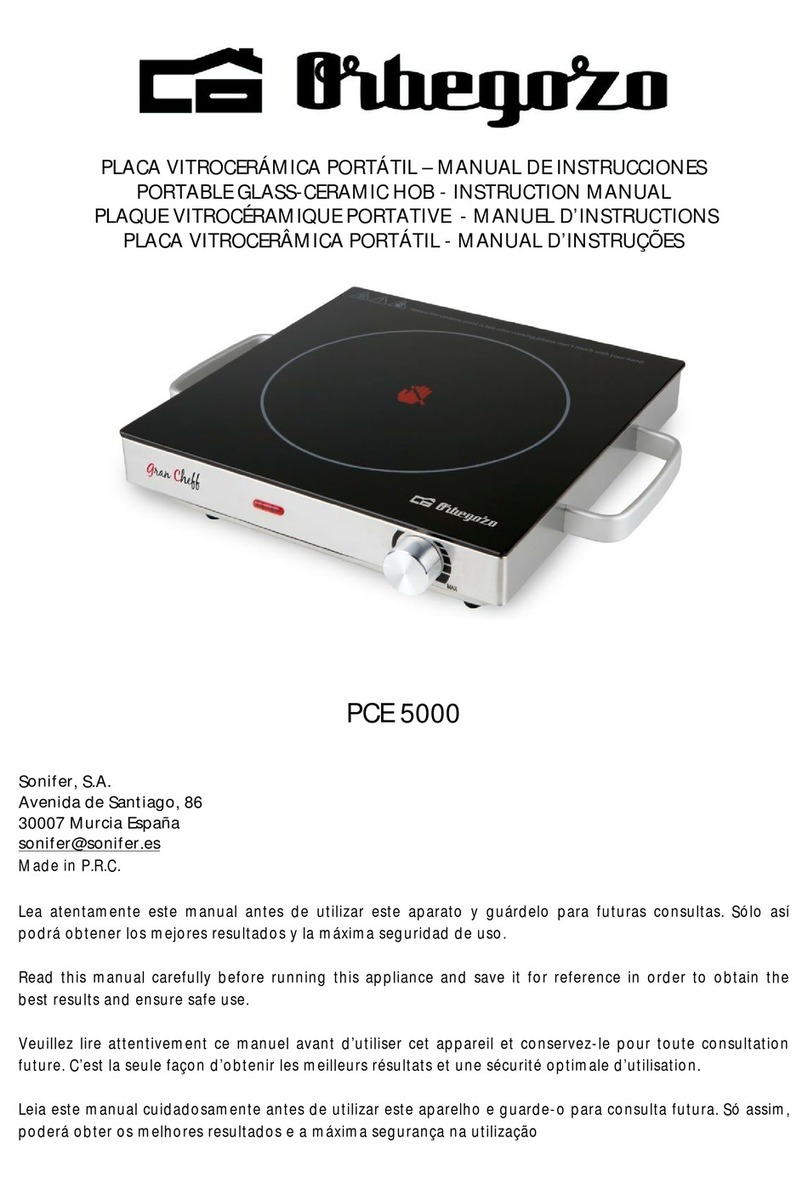 Orbegozo PCE 5000 instruction manual